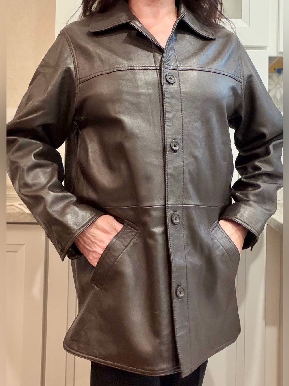 NEW! 🤎 GENUINE LEATHER JACKET